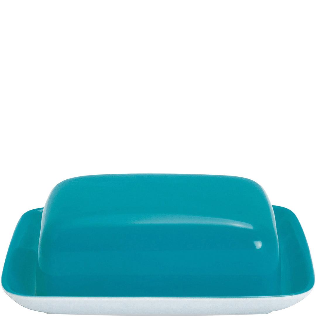 KAHLA Porzellan Pronto Colore Butterdose, eckig Petrol – KAHLA Home