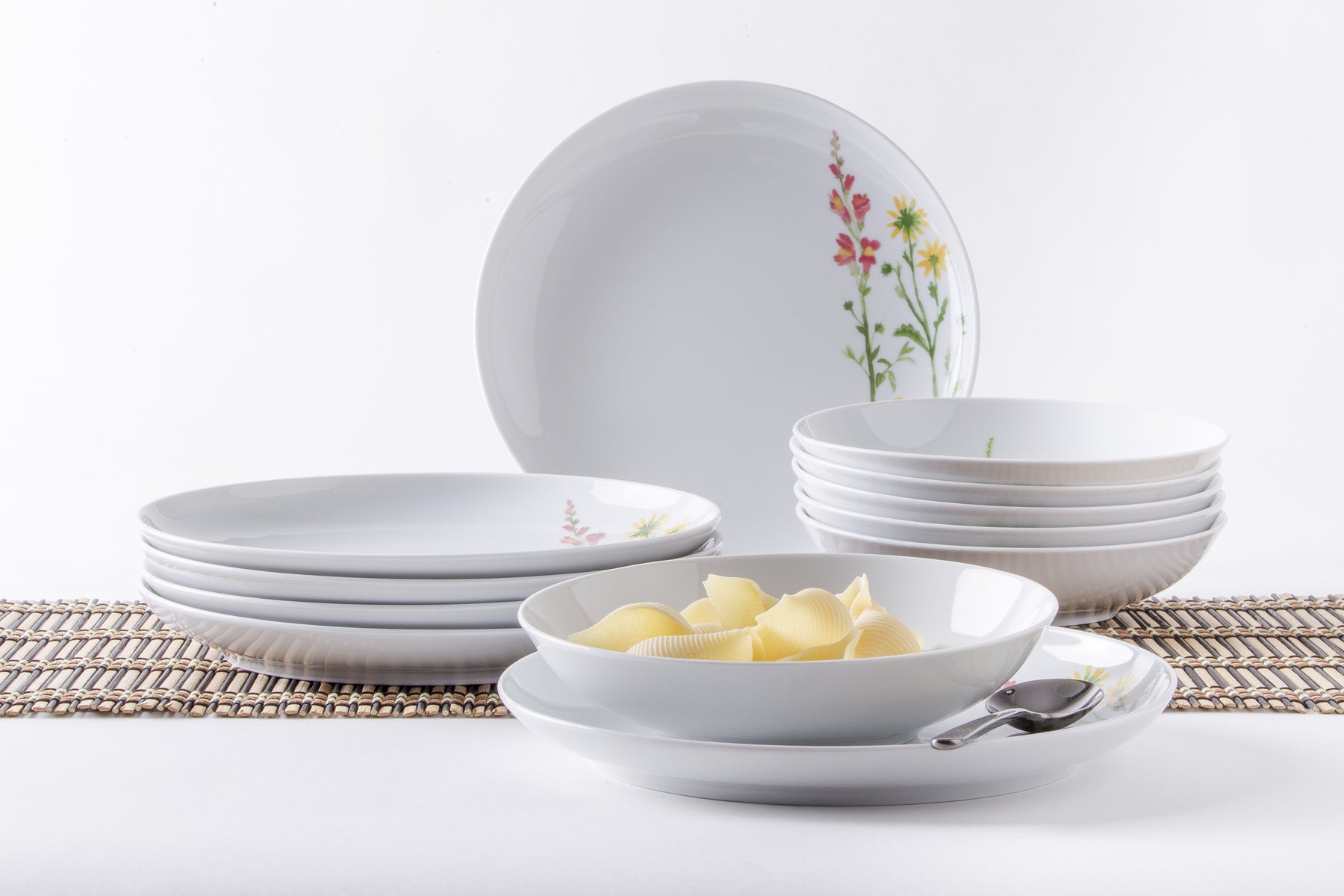 KAHLA Five Senses Wildblume Tafelservice 12tlg. Wildblume rot/gelb ...